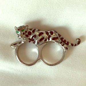 Cheetah Double Ring